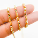 Load image into Gallery viewer, 060HVI2004000. 14K Yellow Gold Hollow Franco Chain
