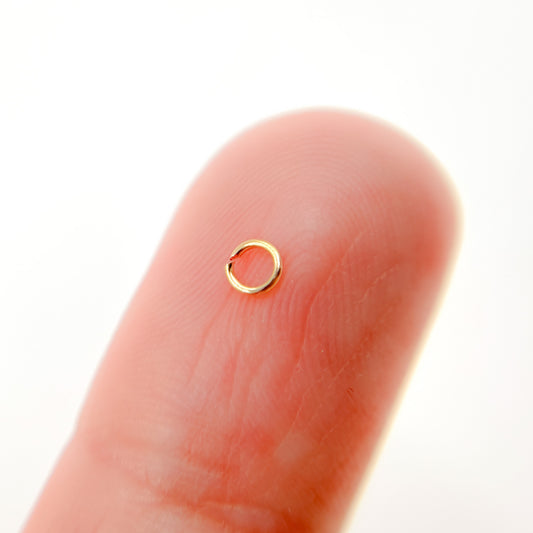 MFT050DE3GF. 24 Gauge Open Gold Filled Jump Ring