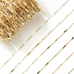 Load image into Gallery viewer, 70/8720BD/SP. 14K Gold Filled Dapped Bar Chain