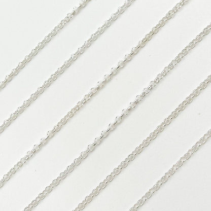Sterling Silver Rolo Link Chain