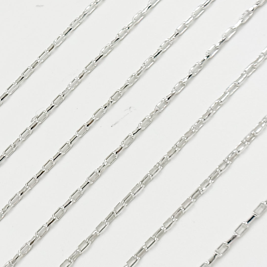 Y129SS. Sterling Silver Smooth Box Chain