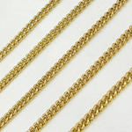 Load image into Gallery viewer, Y57GP. Gold Plated 925 Sterling Silver Curb Chain