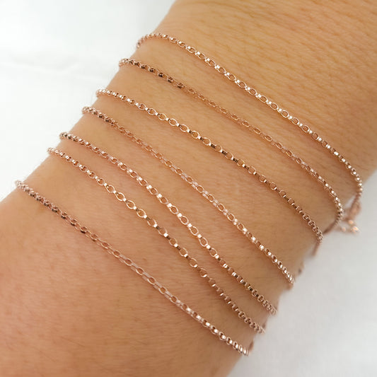 Rose Gold Filled Cable Chain