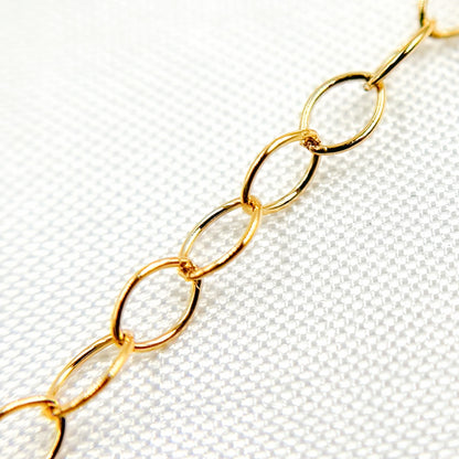 14K Gold Filled Smooth Cable Chain