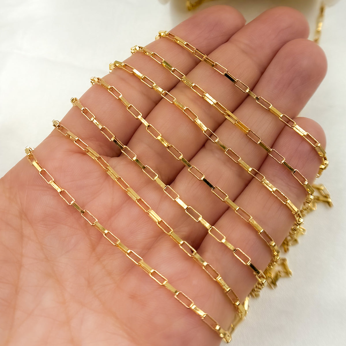 14K Gold Filled Box Link Chain