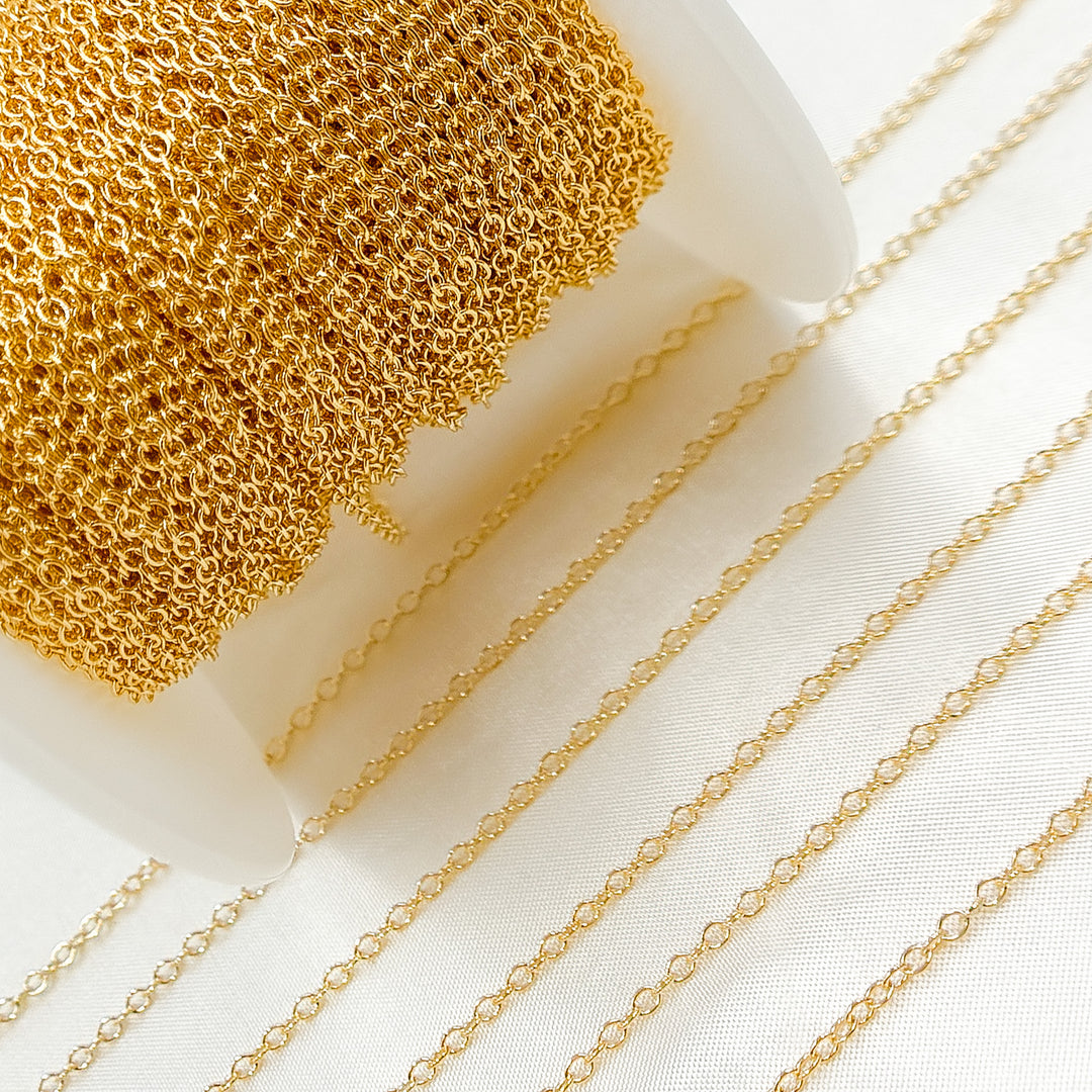 1617GF. 14K Gold Filled Cable Link Chain