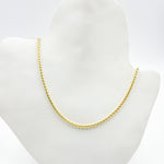 Load image into Gallery viewer, 135HVI0934000. 14k Solid Yellow Gold Venezian Box Link Chain
