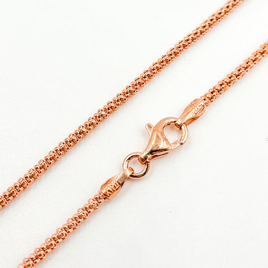 Rose Gold Plated Snake Necklace