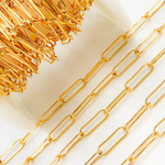Load image into Gallery viewer, Gold Filled Paperclip Link Chain