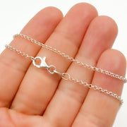 Sterling Silver Rolo Necklace