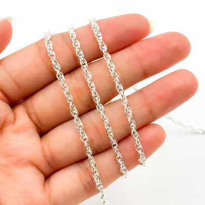 925 Sterling Silver Rope Chain