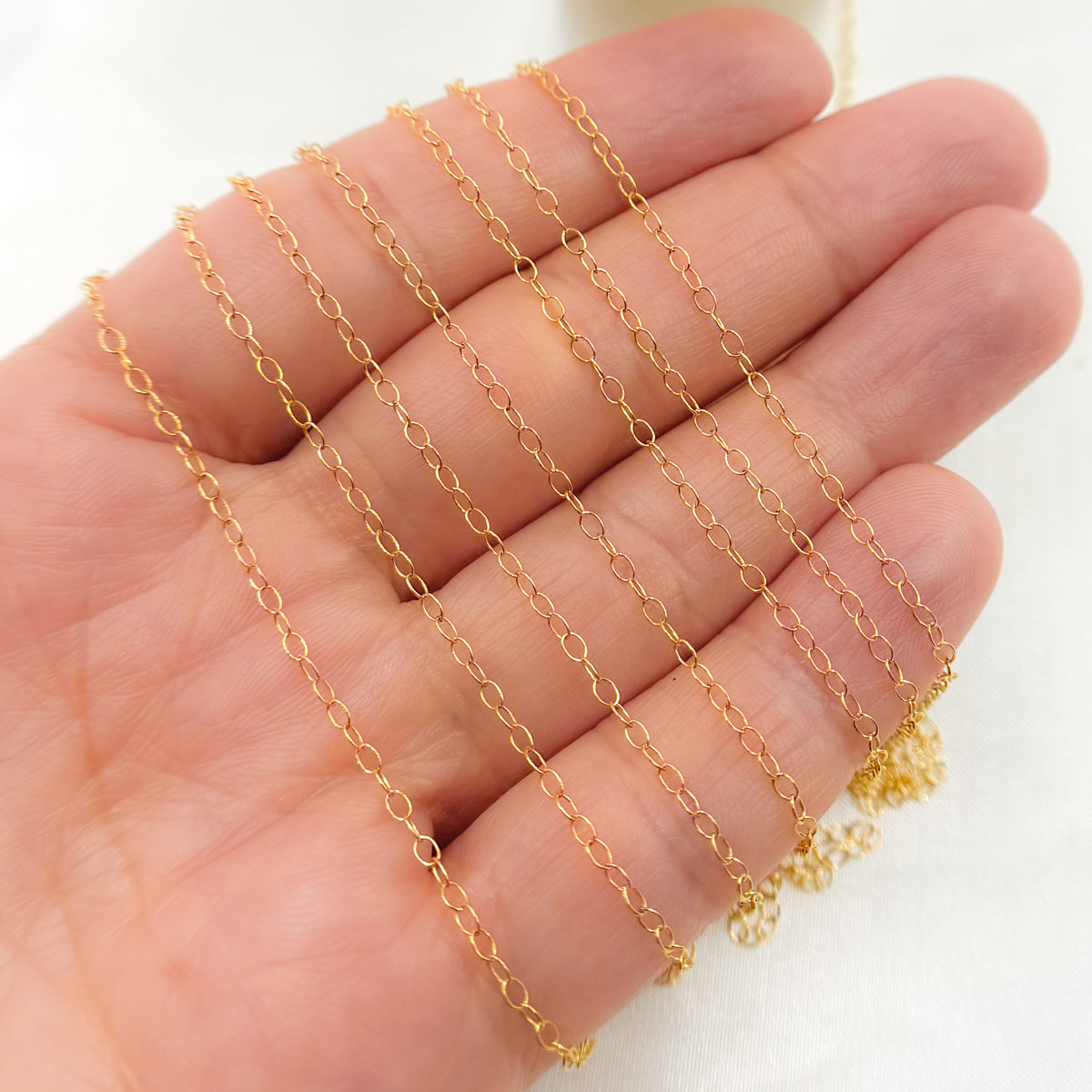 14K Gold Filled Cable Chain