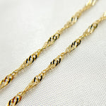 Load image into Gallery viewer, 028G2SLMSIT2NT. 14K Solid Gold Wheat Chain
