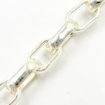 Load image into Gallery viewer, Sterling Silver Smooth Oval Link Chain