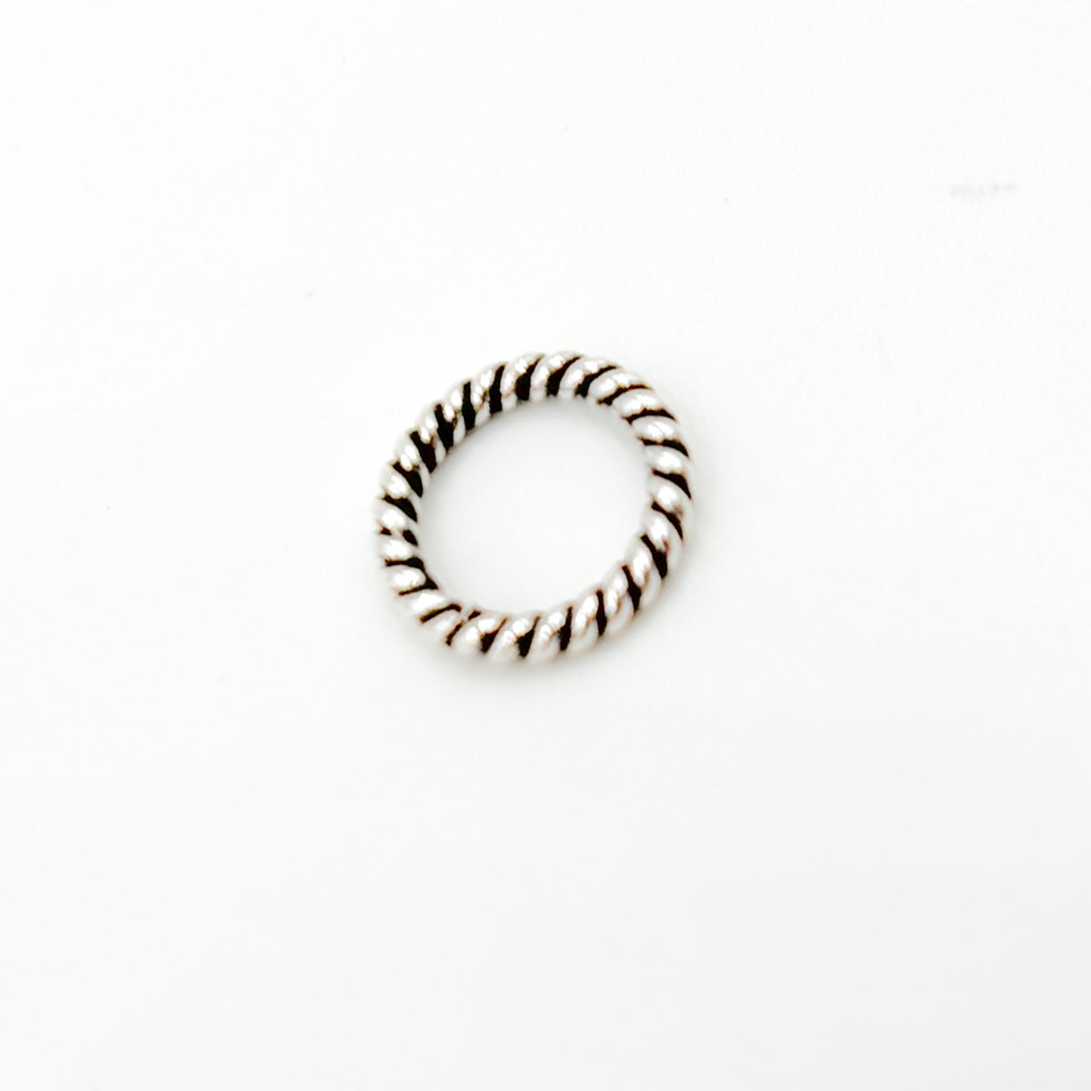 Gold Plated Twisted Jump Ring