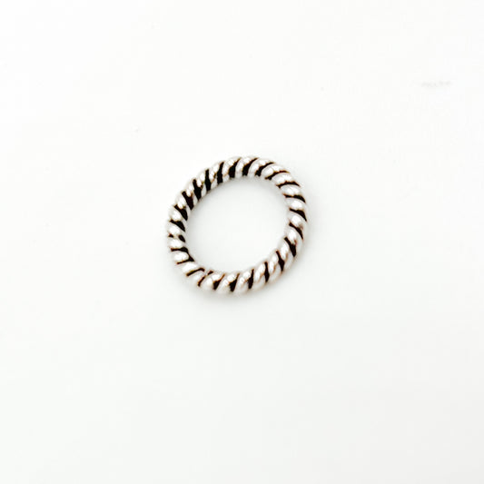 Gold Plated Twisted Jump Ring