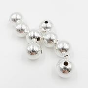 12MM Sterling Silver Seamless Beads