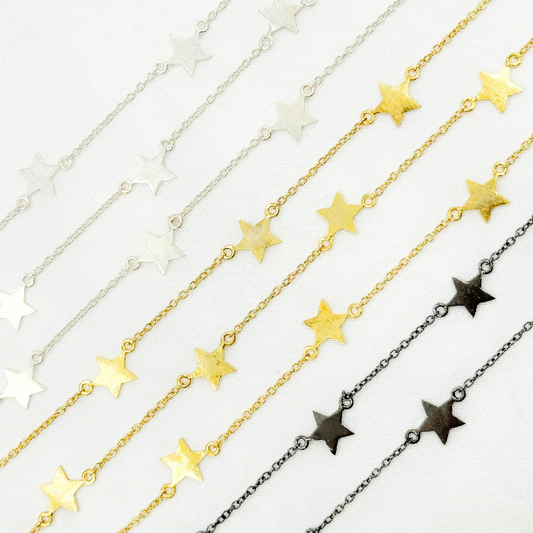 Star Shape Connected Wire Chain. 