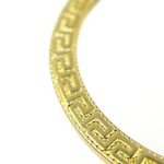 Load image into Gallery viewer, GER119. 14K Solid Gold Hollow Hoop with Engraving