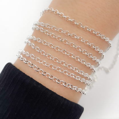 Sterling Silver Rolo Chain