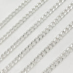 Load image into Gallery viewer, V44SS. Sterling Silver Curb Chain
