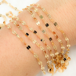 Load image into Gallery viewer, V217GF. 14k Gold Filled Flat Marina Chain
