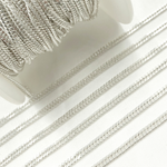 Load image into Gallery viewer, Y67SS. Sterling Silver Solid Double Curb Chain
