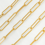 Load image into Gallery viewer, Gold Filled Paperclip Link Chain