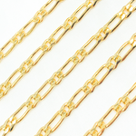 Load image into Gallery viewer, 14k Gold Filled Flat Figaro Chain. 5011CHRGF
