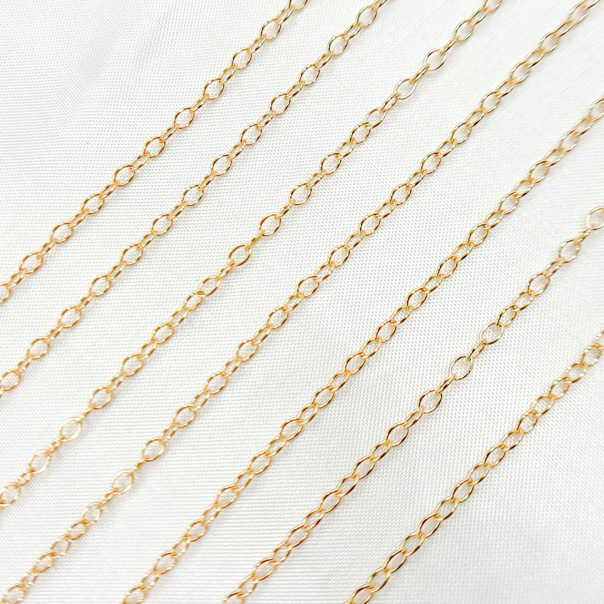 14K Gold-Filled Smooth Cable Chain