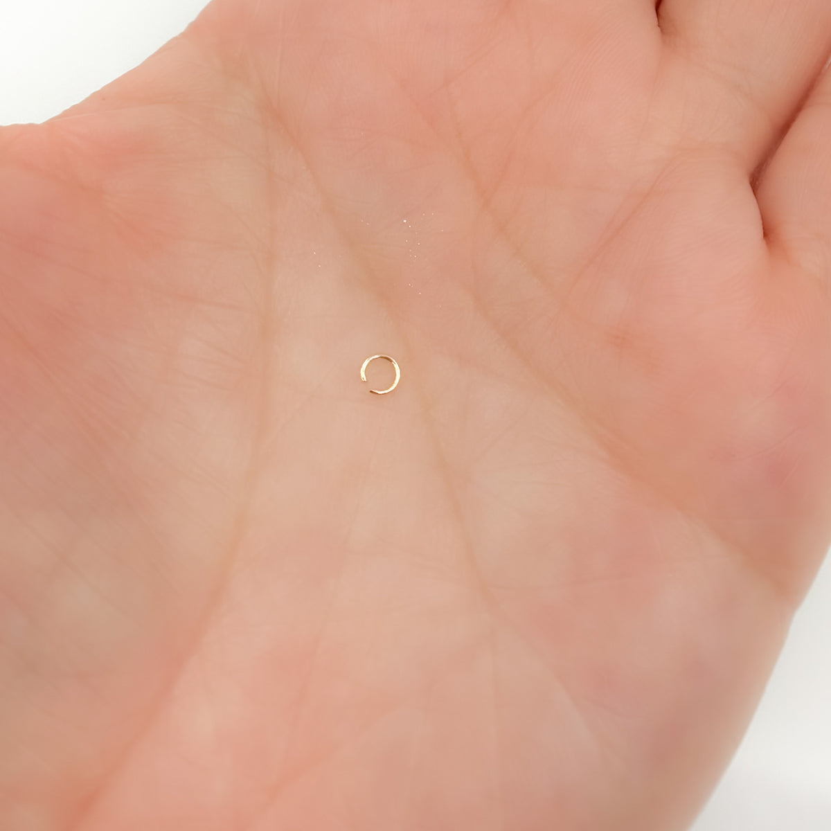 Gauge Gold Plated Sterling Silver Open Jump Ring