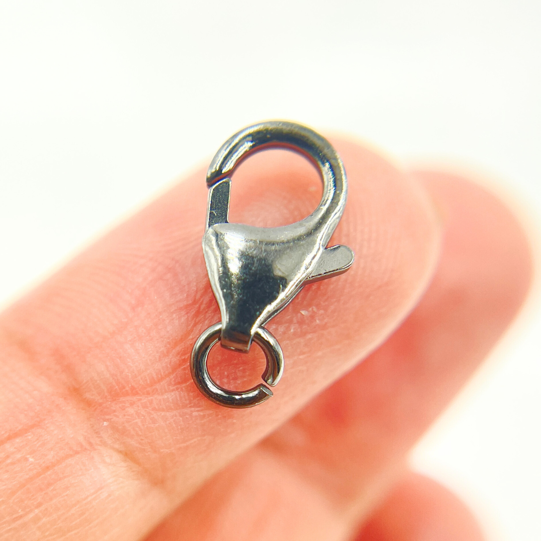 12MM Black Rhodium Trigger Clasp