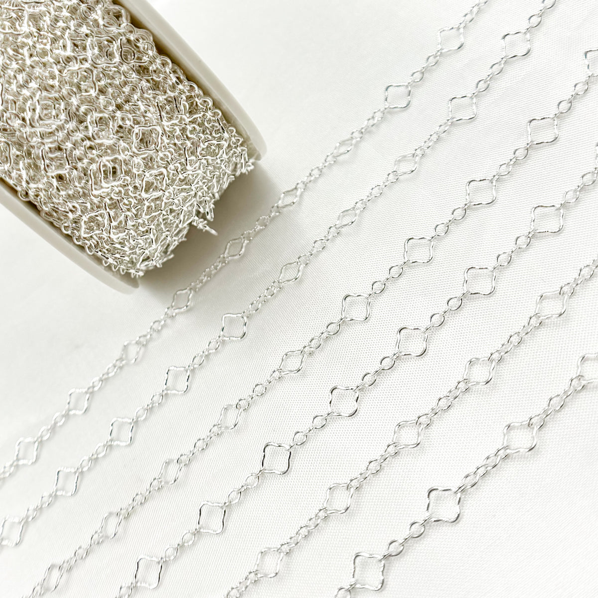 Sterling Silver Clover Link Chain