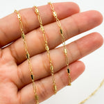 Load image into Gallery viewer, 14k Gold Filled Fancy Twisted Oval Link Chain