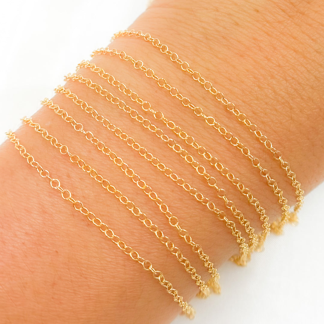 1318GF. 14K Gold-Filled Cable Chain