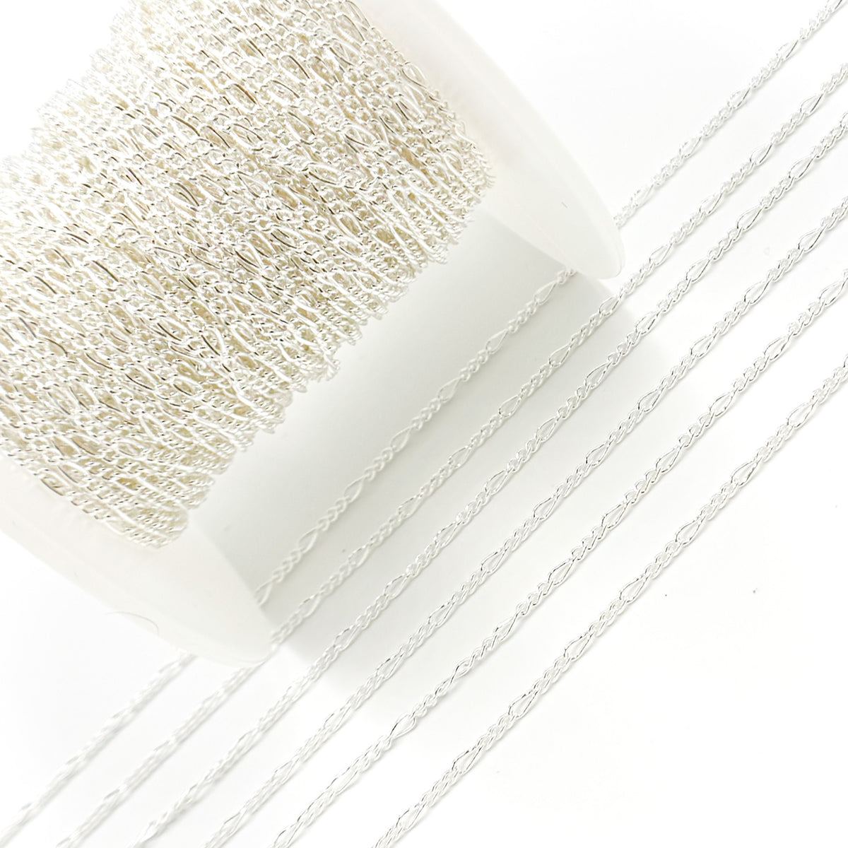 Sterling Silver Figaro Chain