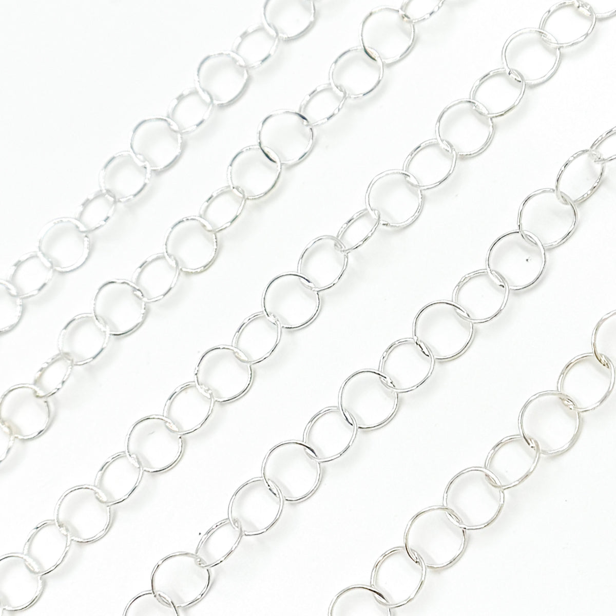 Sterling Silver Smooth Round Link Chain