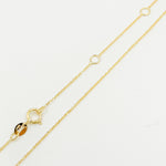 Load image into Gallery viewer, 025R01T5J08018K. 18K Yellow Solid Gold Cable Chain with Extender