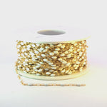 Load and play video in Gallery viewer, V250-WTGF. 14k Gold Filled  White Color Enamel Satellite Cable Chain