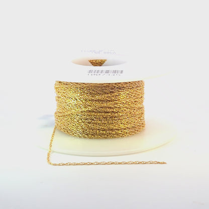 07RGF. 14K Gold Filled Rope Link Chain