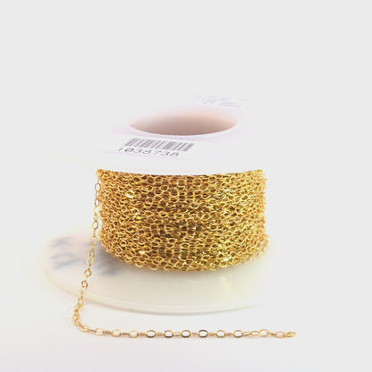 1120FGF. 14K Gold Filled Flat Cable Chain