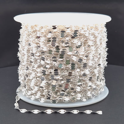 Z96SS. Sterling Silver Flat Marina Link Chain