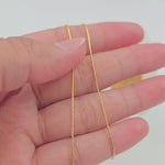 Load and play video in Gallery viewer, 1285GF. 14K Gold-Filled Dainty Snake Chain