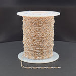 Load and play video in Gallery viewer, XM/1003K. 14K Gold Filled and Sterling Silver Knurled Link Chain – Long &amp; Short Pattern