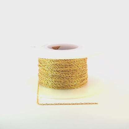 09RGF. 14K Gold Filled Rope Chain
