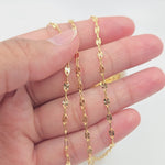 Load and play video in Gallery viewer, V170GF. 14k Gold Filled Marina and Cable Link Chain