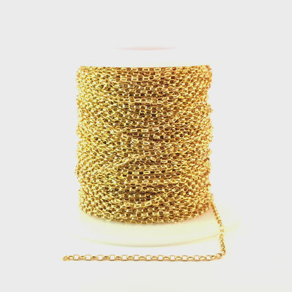 1098GF. 14K Gold Filled Oval Link Chain