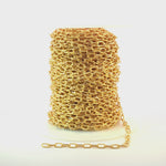 Load and play video in Gallery viewer, 40061P1TGF. 14k Gold Filled Elongated Cable Twisted and Plain Link Chain