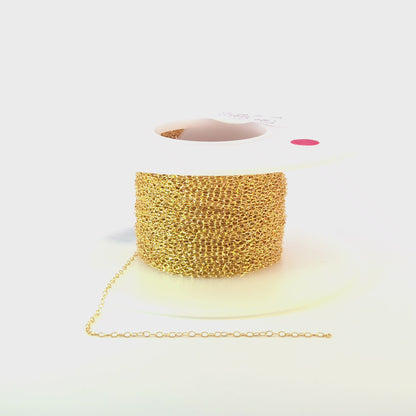 822GF. 14K Gold Filled Cable Chain