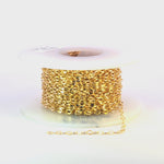 Load and play video in Gallery viewer, 1208GF. 14K Gold Filled Flat Oval Link Chain